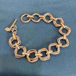 Silpada Sterling Silver Square Link Bracelet